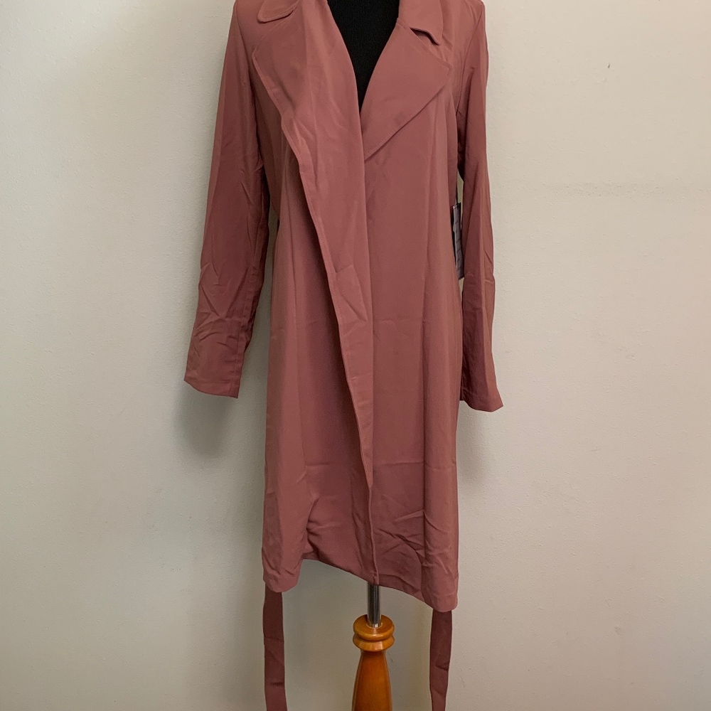 Rose Pink, Light Throw, Collared Jacket